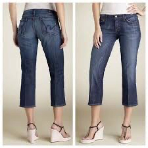 Citizens of Humanity Kelly Cropped Jeans size 28 - Picture 1 of 7